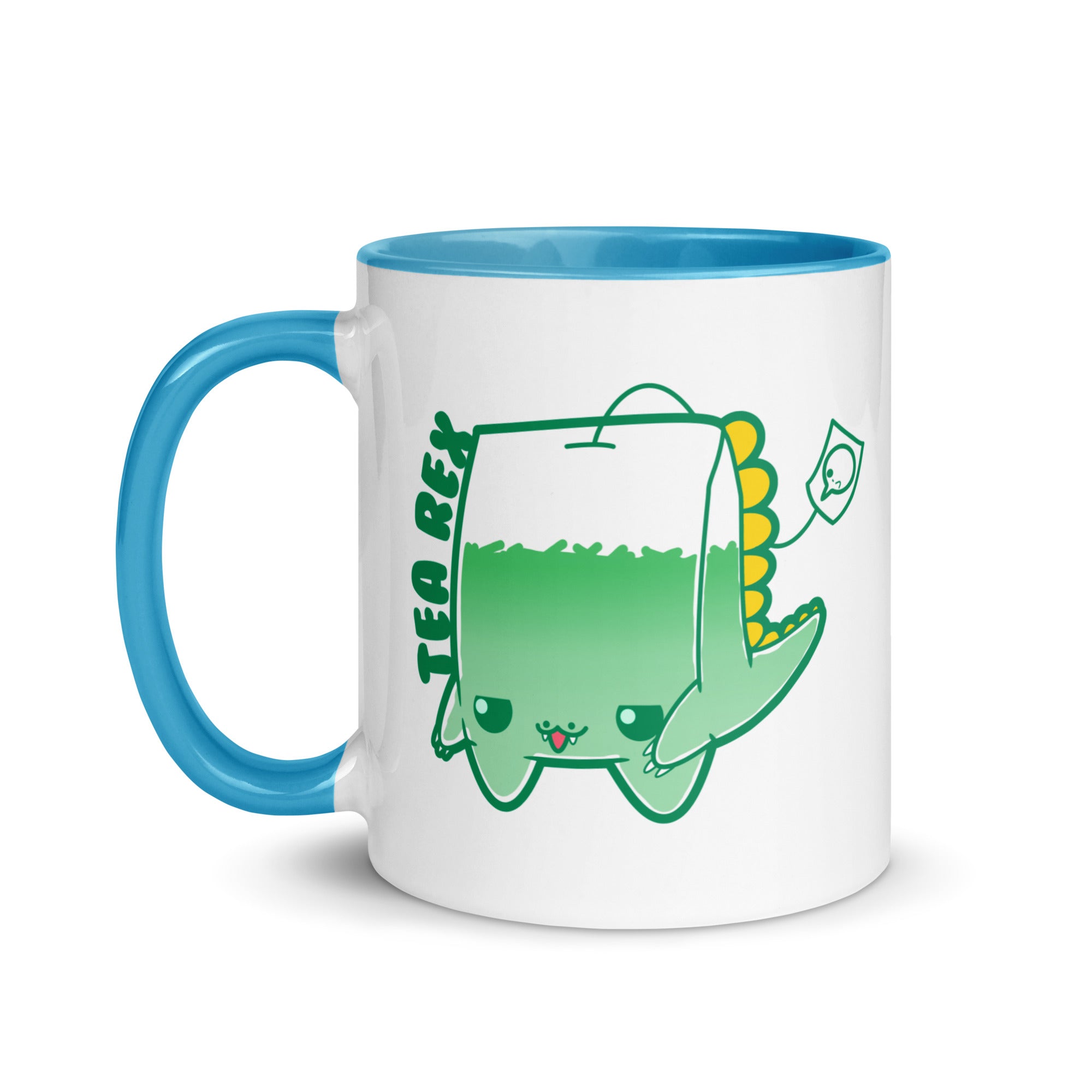 TEA REX - Mug with Color Inside - ChubbleGumLLC