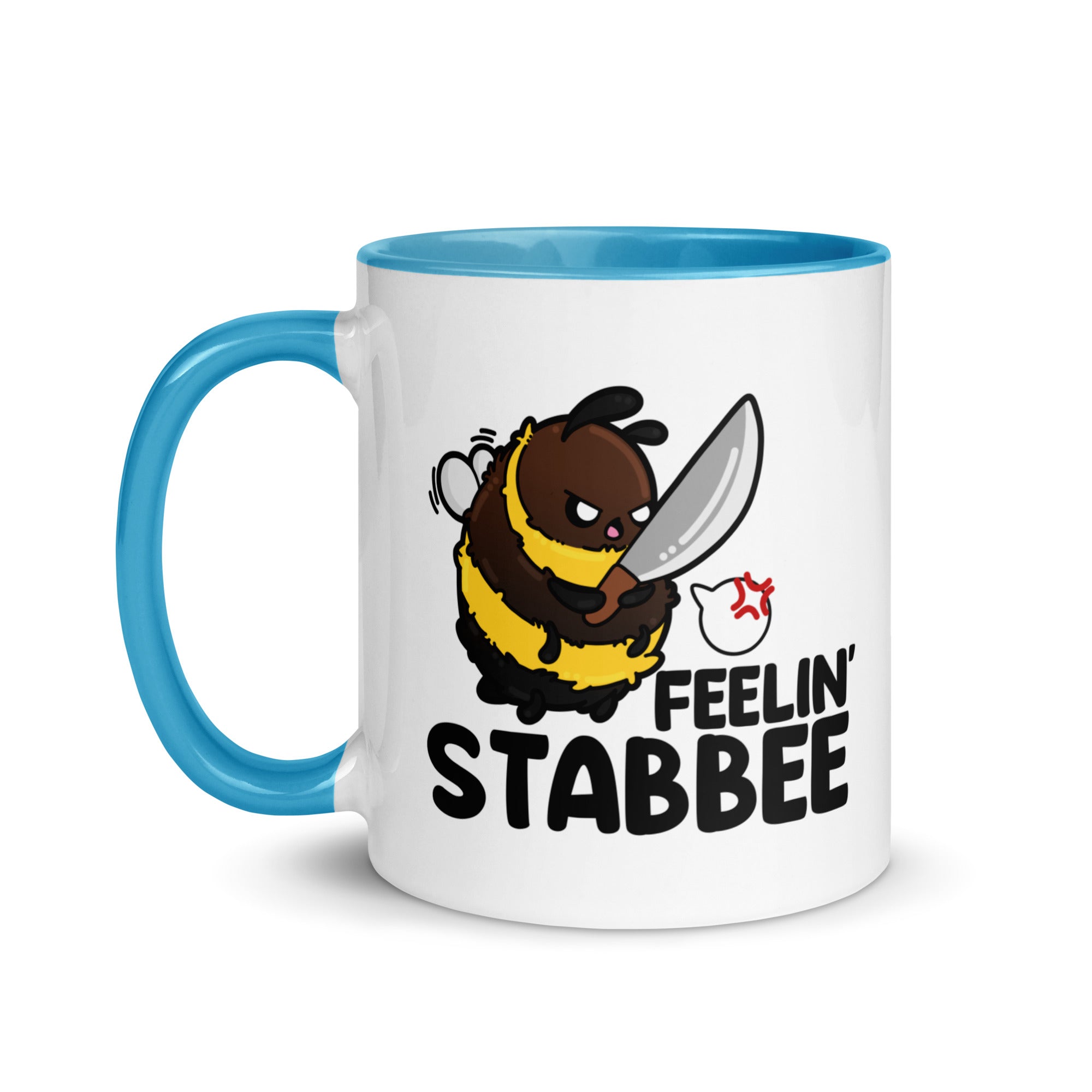 FEELIN STABBEE - Mug with Color Inside - ChubbleGumLLC