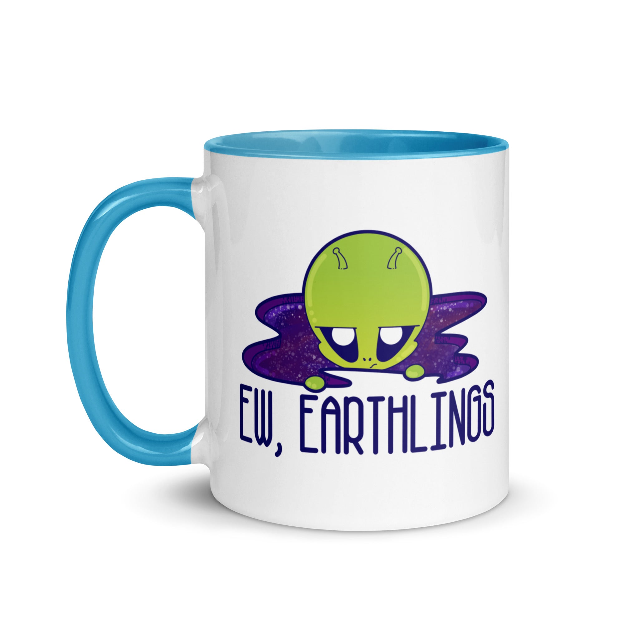 EW EARTHLINGS - Mug with Color Inside - ChubbleGumLLC