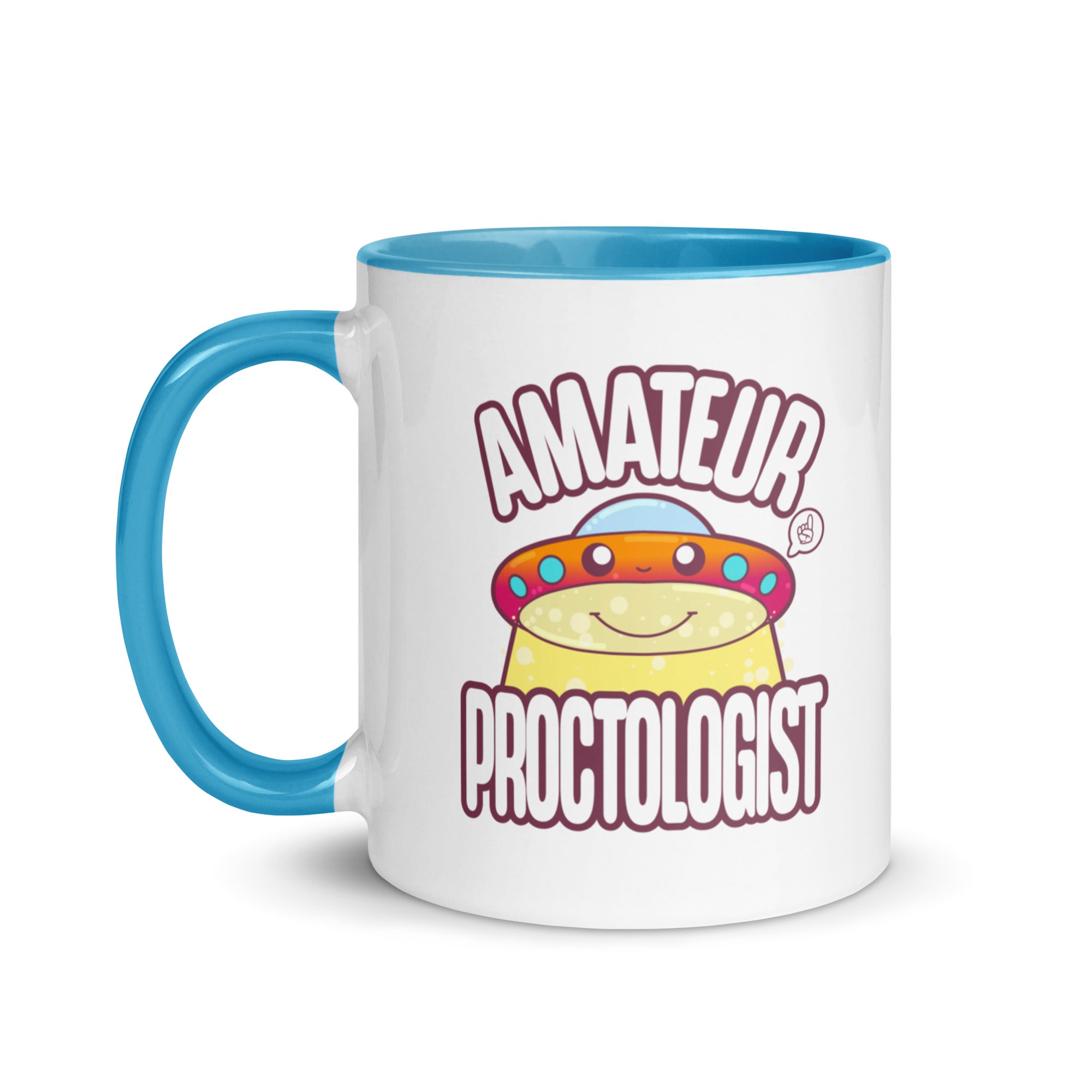 AMATEUR PROCTOLOGIST - Mug with Color Inside - ChubbleGumLLC