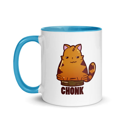 CHONK - Mug With Color Inside - ChubbleGumLLC