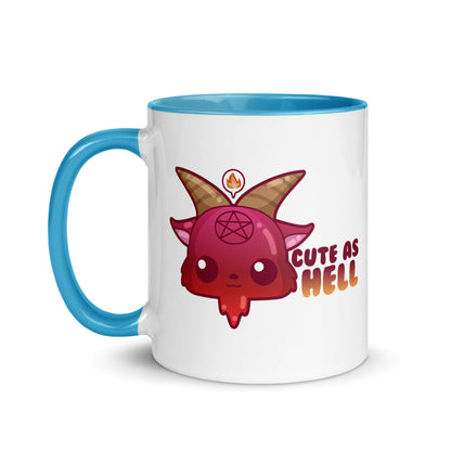 CUTE AS HELL - Mug with Color Inside