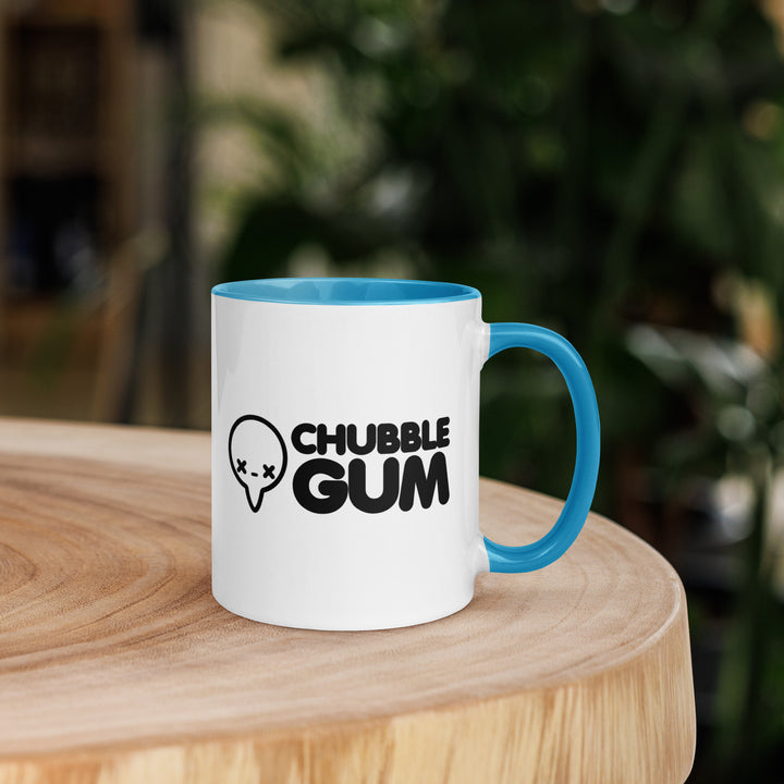 DUCK STUPID AUTOCORRECT - Mug with Color Inside - ChubbleGumLLC
