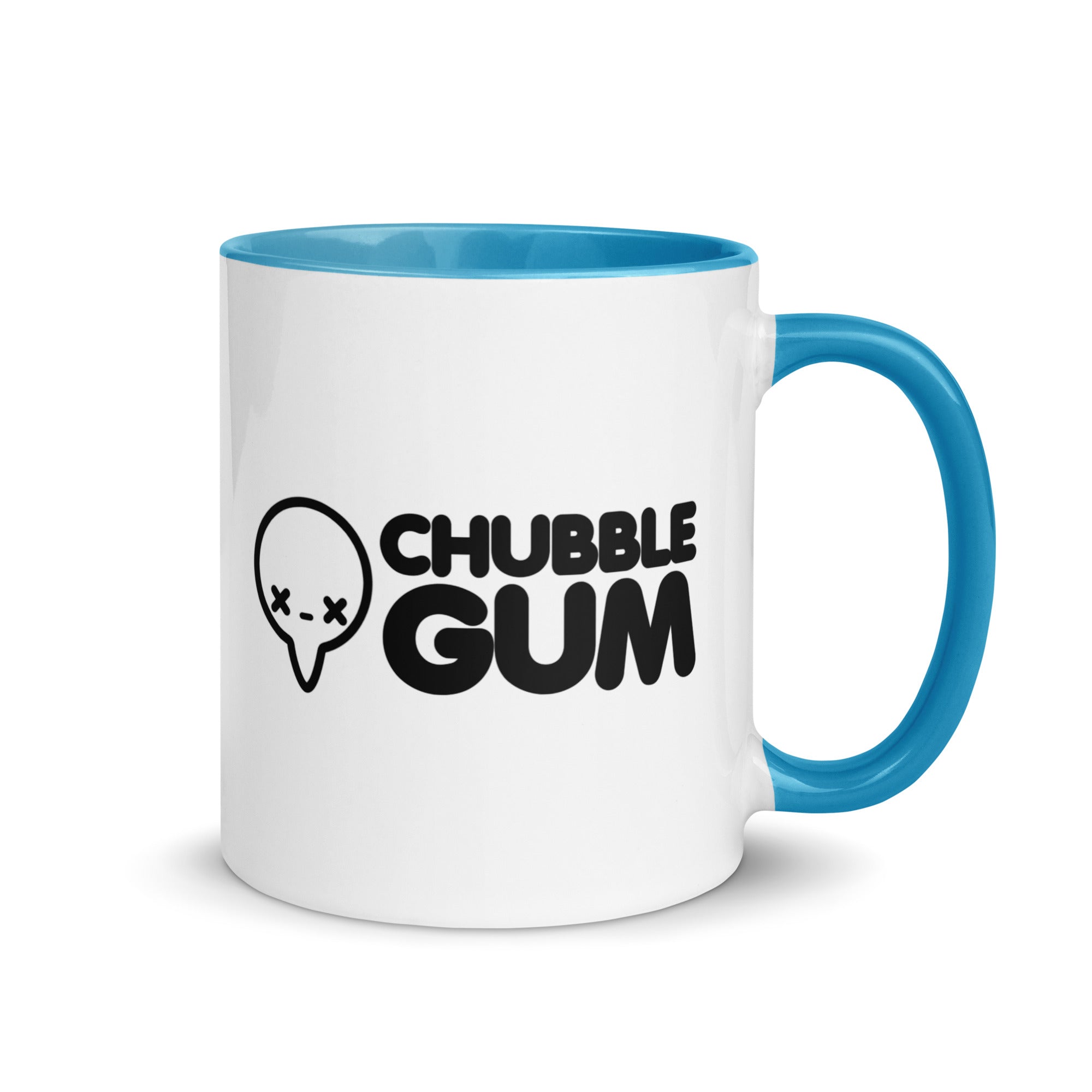 JUST GET HAPPY STUPID - Mug With Color Inside - ChubbleGumLLC