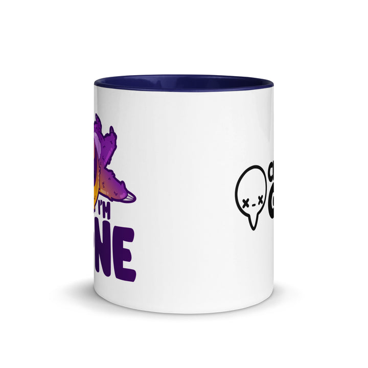 IM DONE - Mug With Color Inside - ChubbleGumLLC