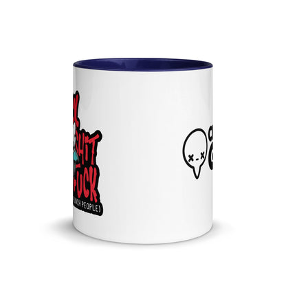 I SWEAR SO I DONT PUNCH PEOPLE - Mug with Color Inside - ChubbleGumLLC