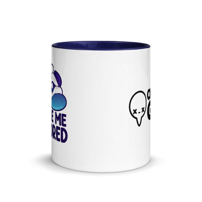 AMUSE ME IM BORED - Mug with Color Inside - ChubbleGumLLC