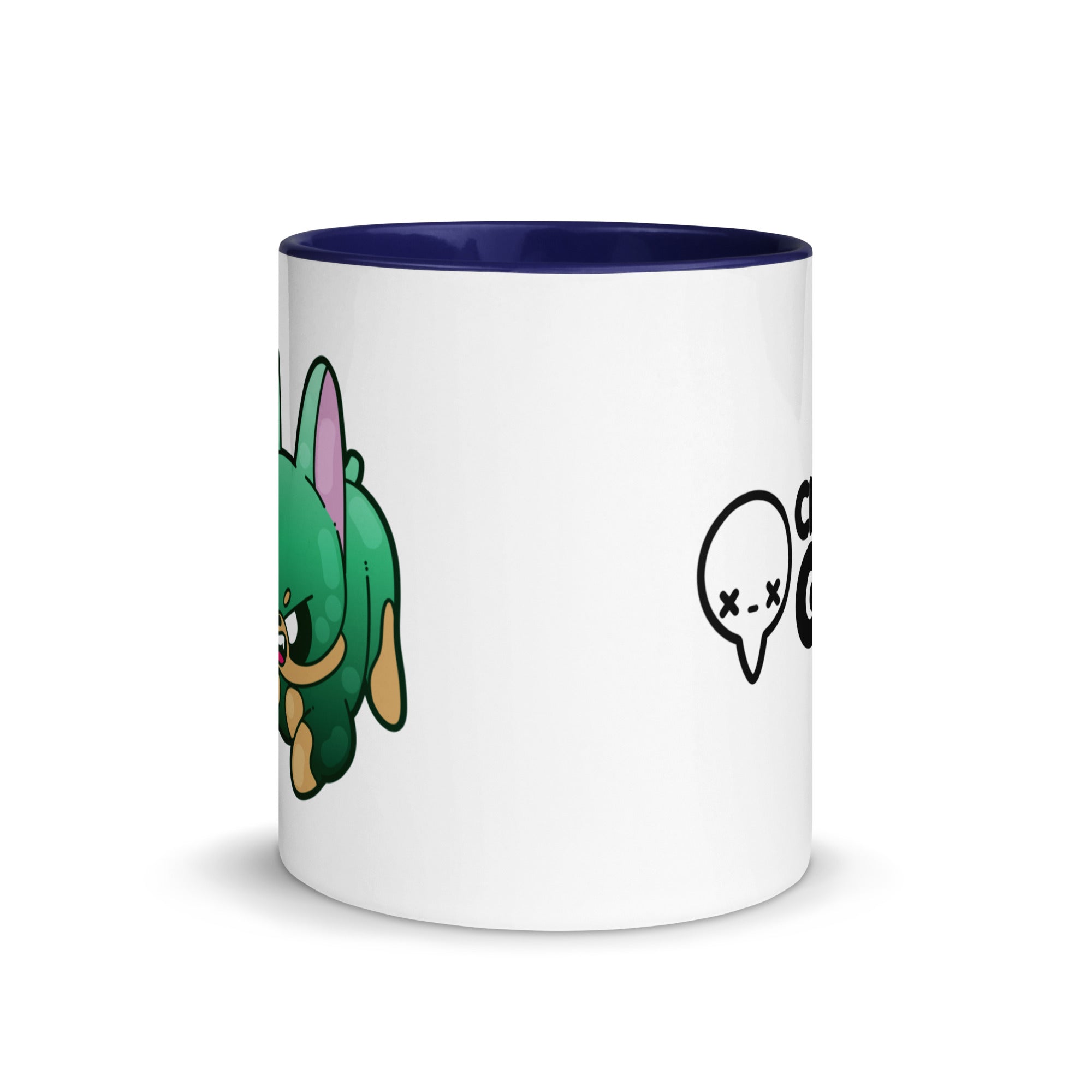 ALL BITE ZERO BARK - Mug with Color Inside - ChubbleGumLLC