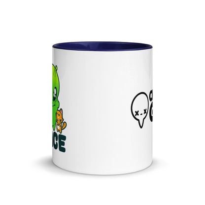 I COME IN PEACE - Mug with Color Inside - ChubbleGumLLC