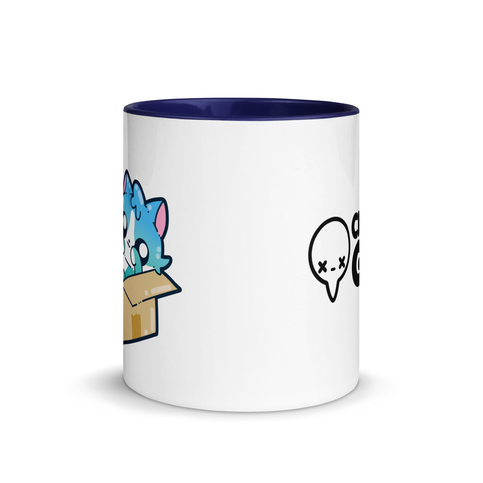 FLUFFING ADORABLE - Mug with Color Inside - ChubbleGumLLC