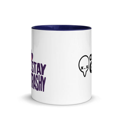 STAY TRASHY - Mug with Color Inside