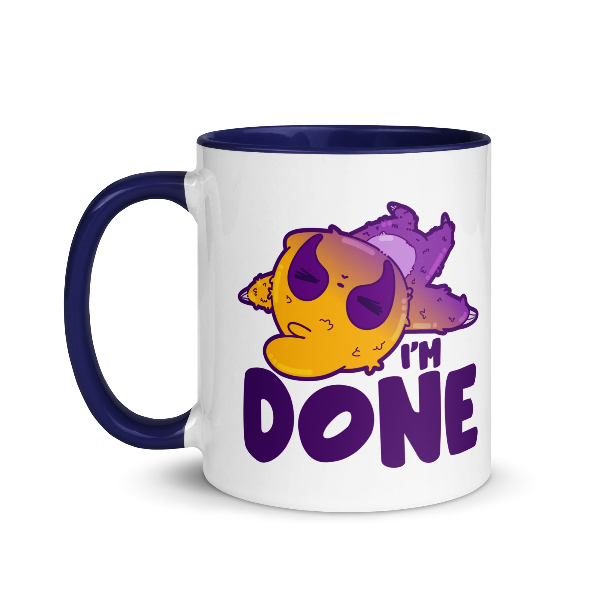 IM DONE - Mug With Color Inside - ChubbleGumLLC