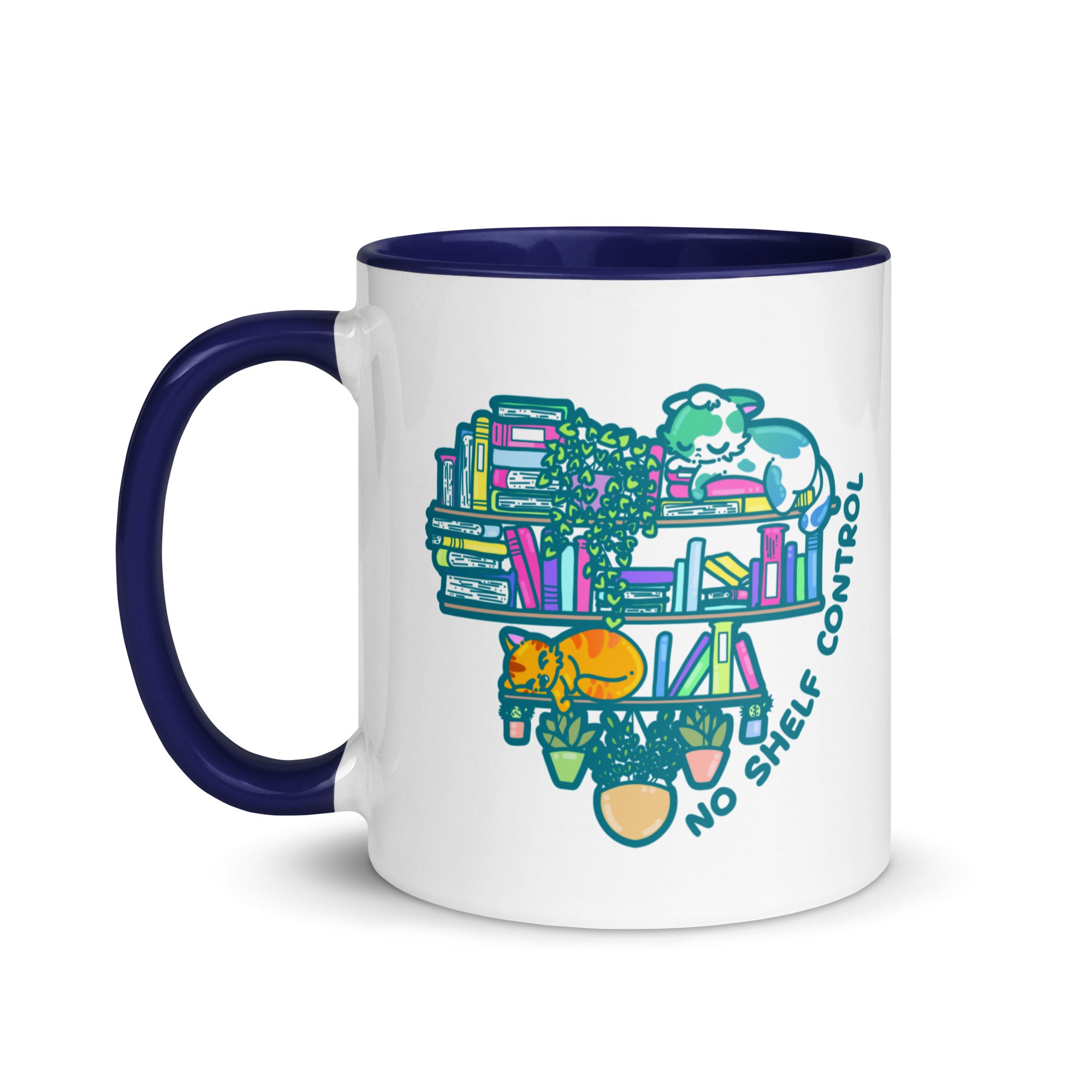 NO SHELF CONTROL - Mug with Color Inside - ChubbleGumLLC