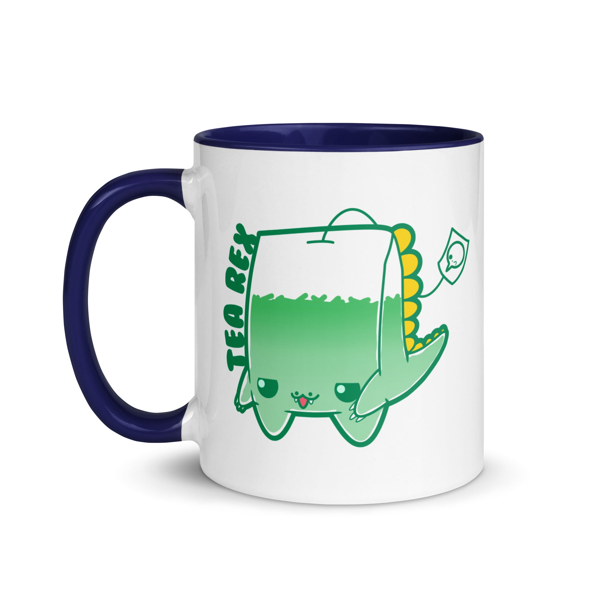 TEA REX - Mug with Color Inside - ChubbleGumLLC