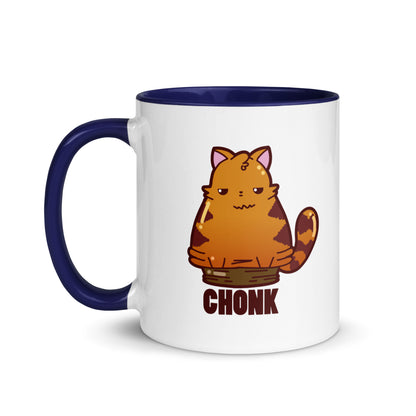 CHONK - Mug With Color Inside - ChubbleGumLLC