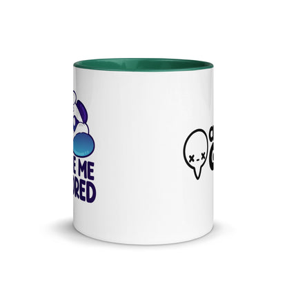 AMUSE ME IM BORED - Mug with Color Inside - ChubbleGumLLC