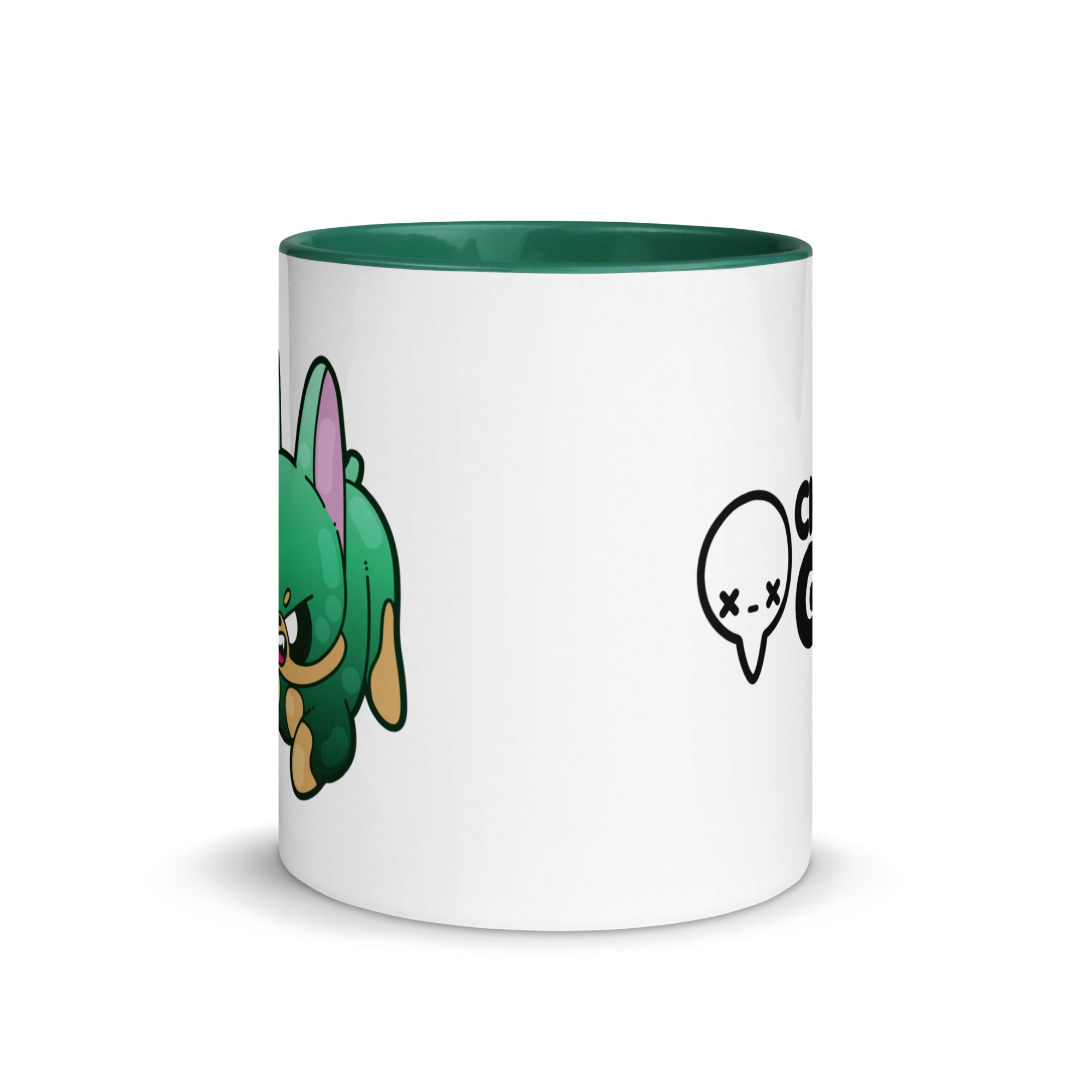 ALL BITE ZERO BARK - Mug with Color Inside - ChubbleGumLLC