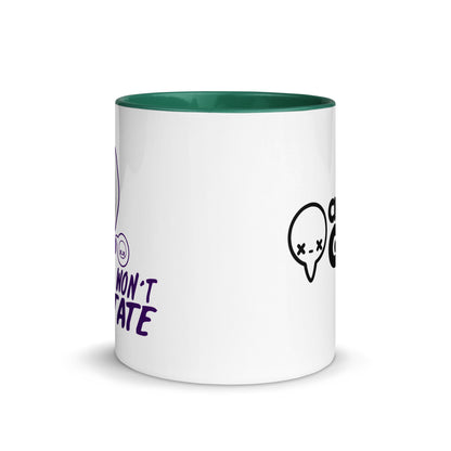 I WONT HESITATE - Mug with Color Inside - ChubbleGumLLC