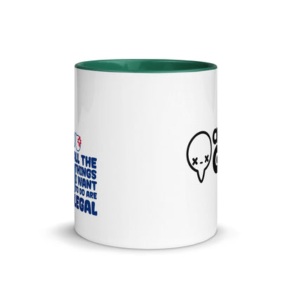 ALL THE THINGS - Mug with Color Inside