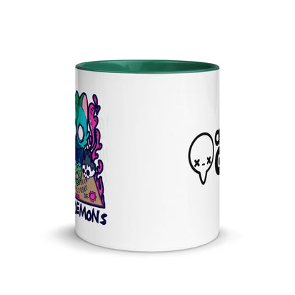 LETS SUMMON DEMONS - Mug with Color Inside