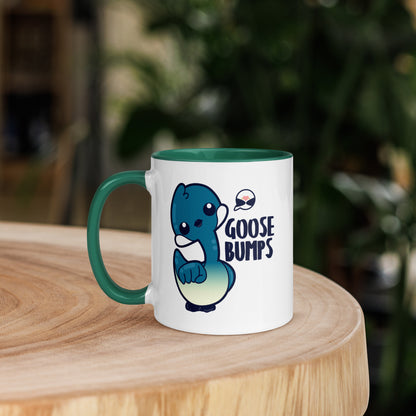 GOOSE BUMPS - Mug with Color Inside - ChubbleGumLLC