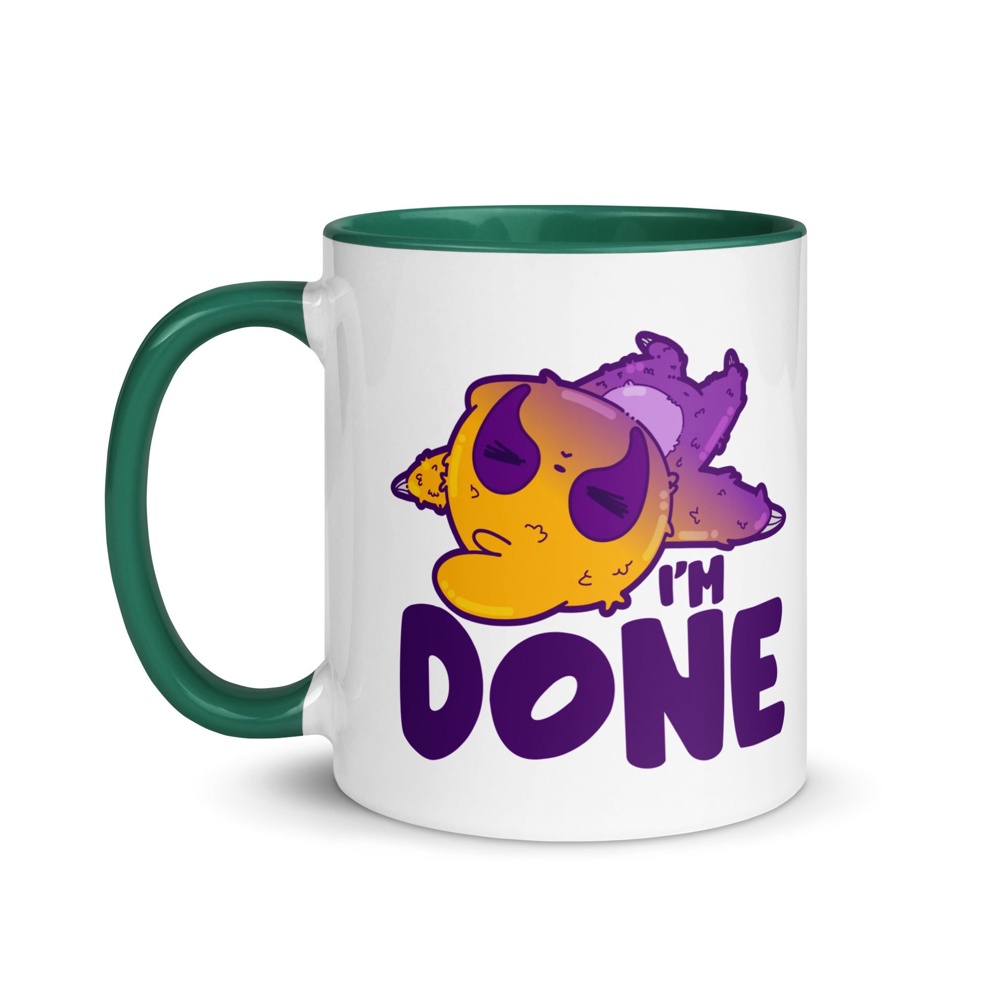 IM DONE - Mug With Color Inside - ChubbleGumLLC