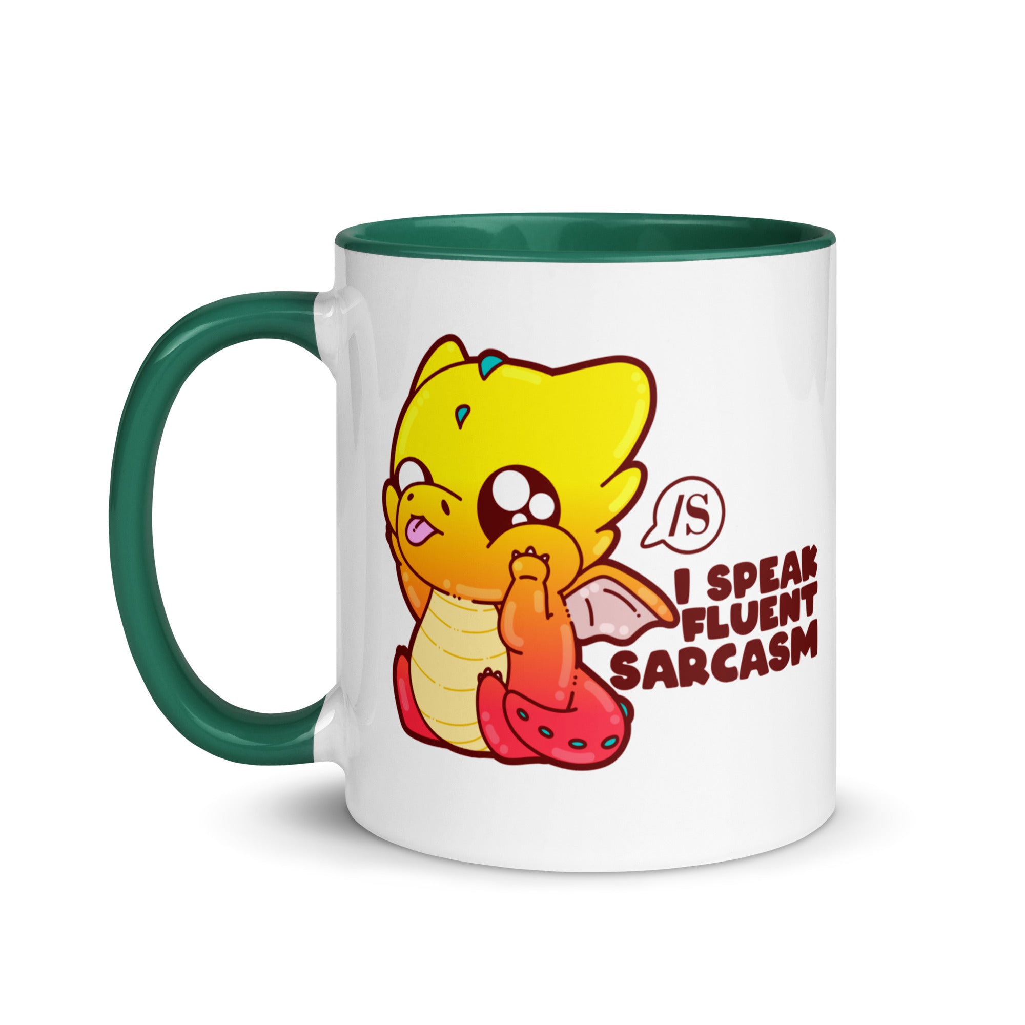 I SPEAK FLUENT SARCASM - Mug with Color Inside - ChubbleGumLLC