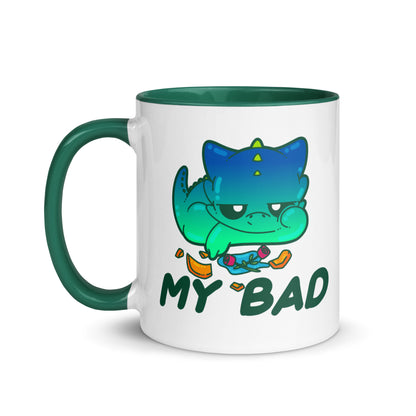 MY BAD - Mug with Color Inside - ChubbleGumLLC