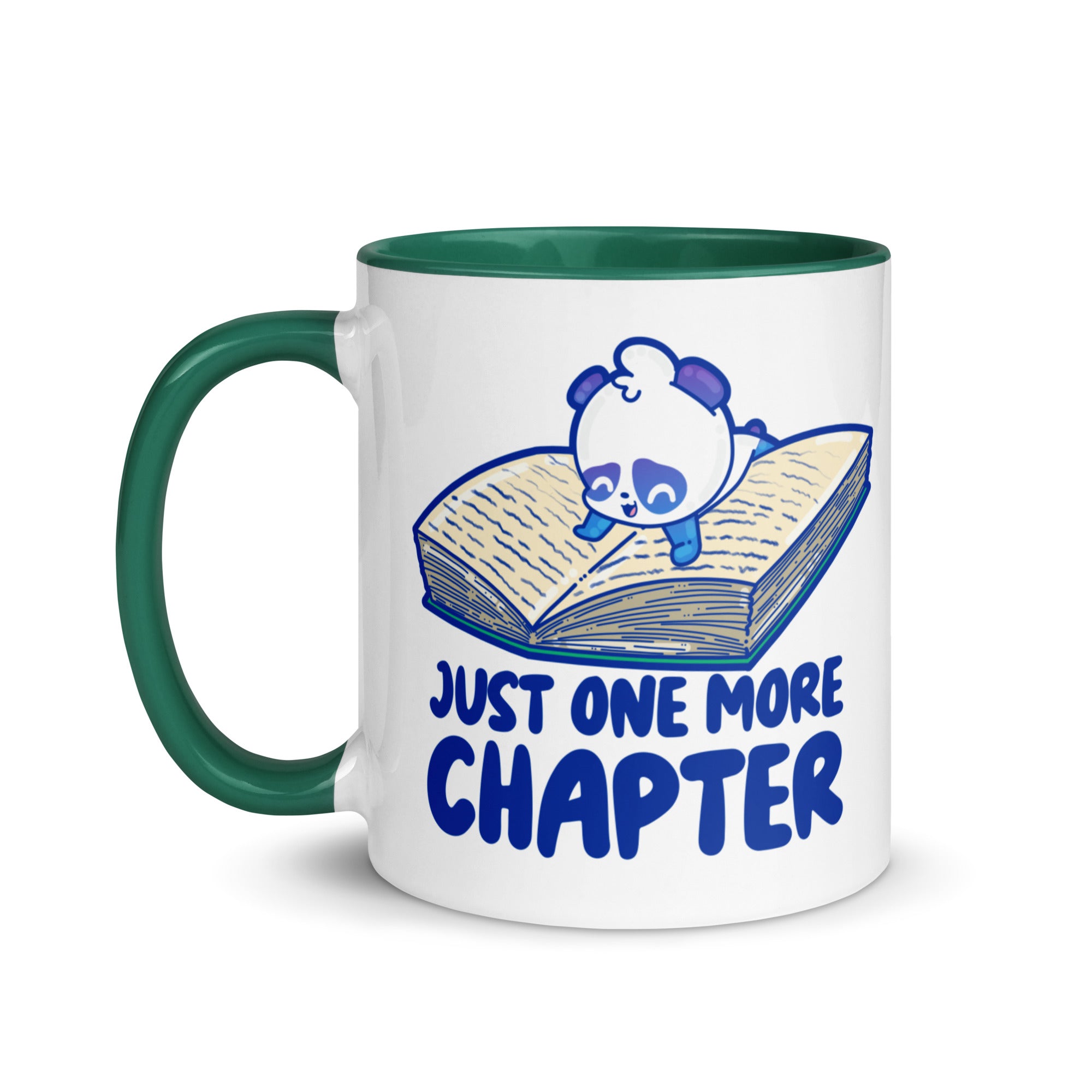 JUST ONE MORE CHAPTER - Mug with Color Inside - ChubbleGumLLC