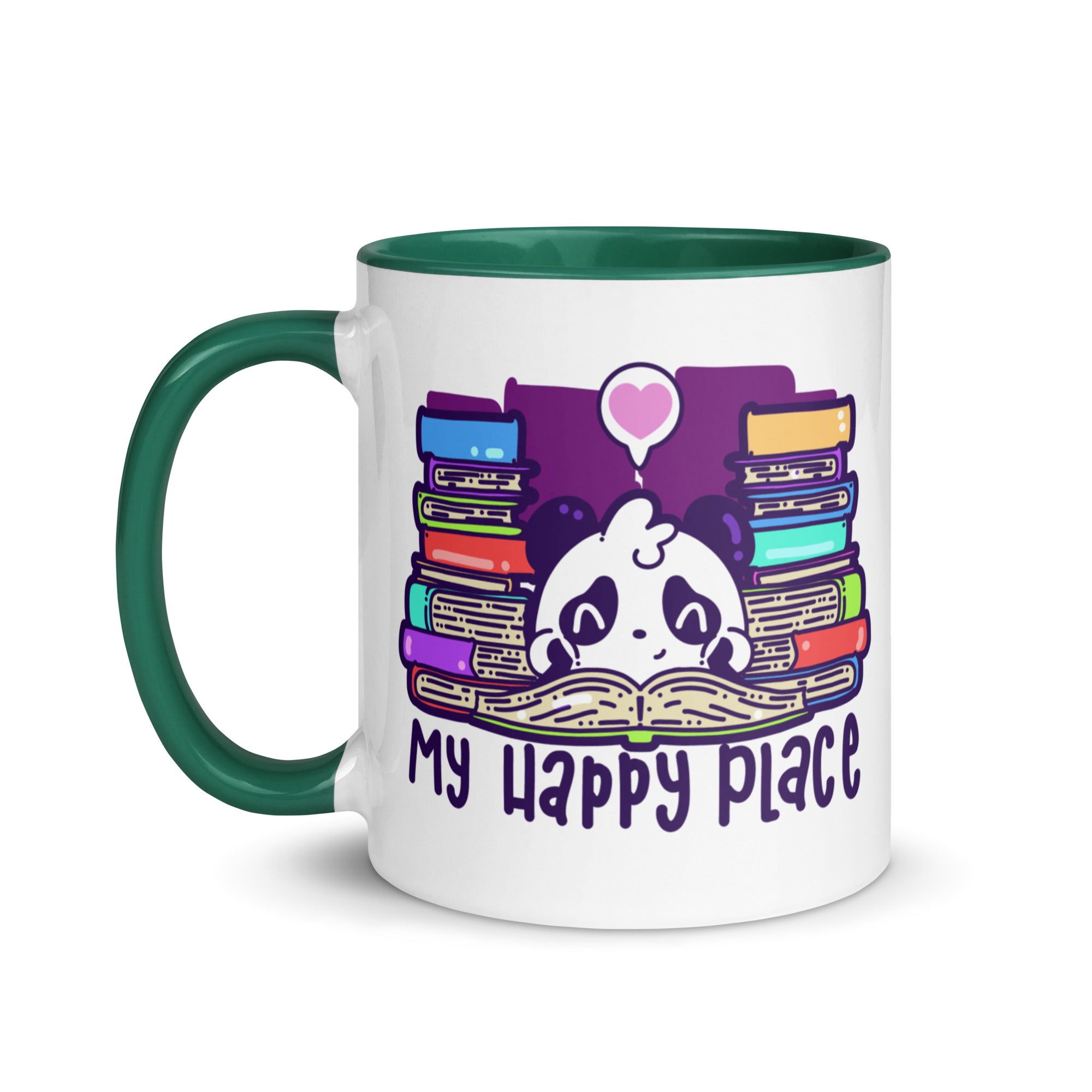 MY HAPPY PLACE - Mug with Color Inside - ChubbleGumLLC