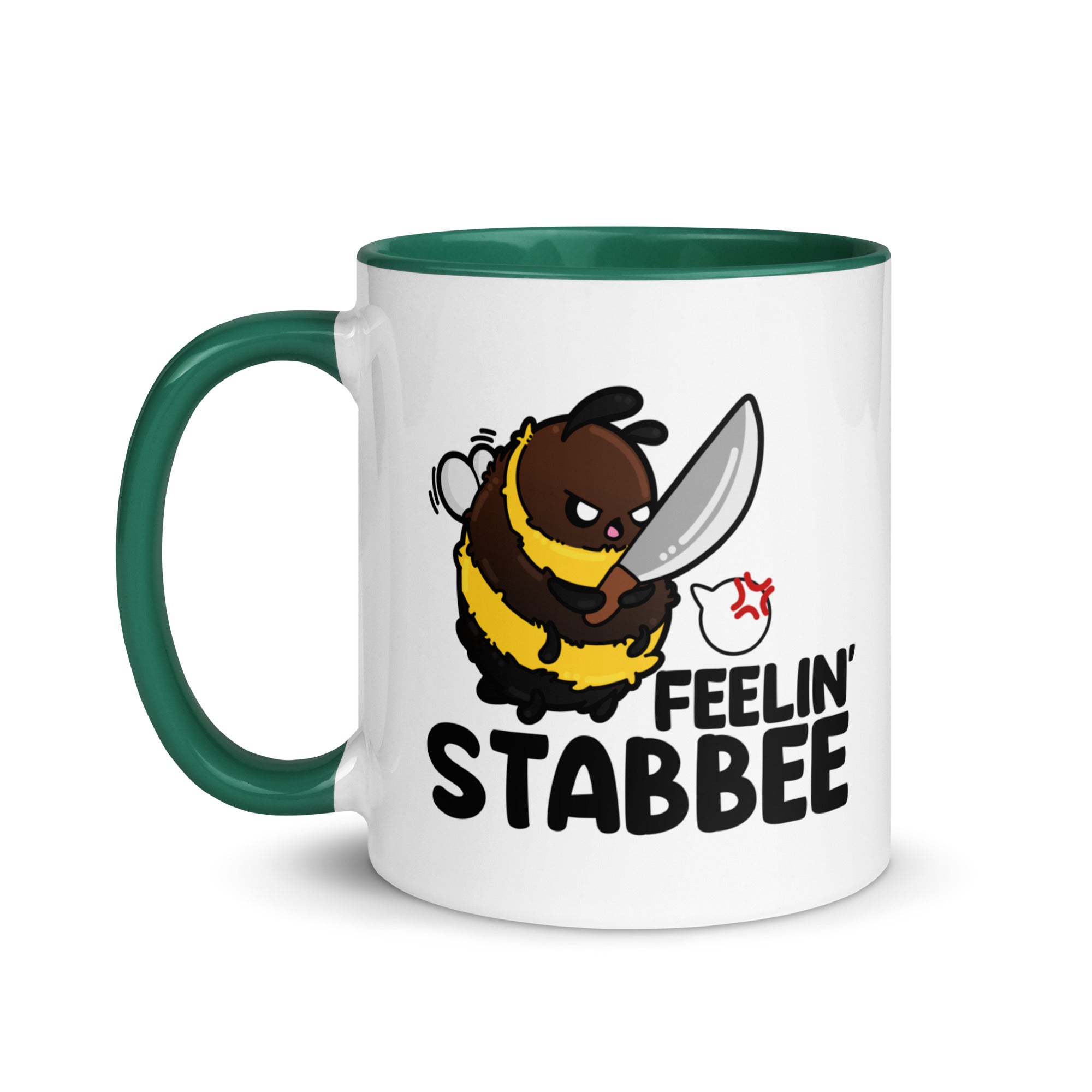 FEELIN STABBEE - Mug with Color Inside - ChubbleGumLLC