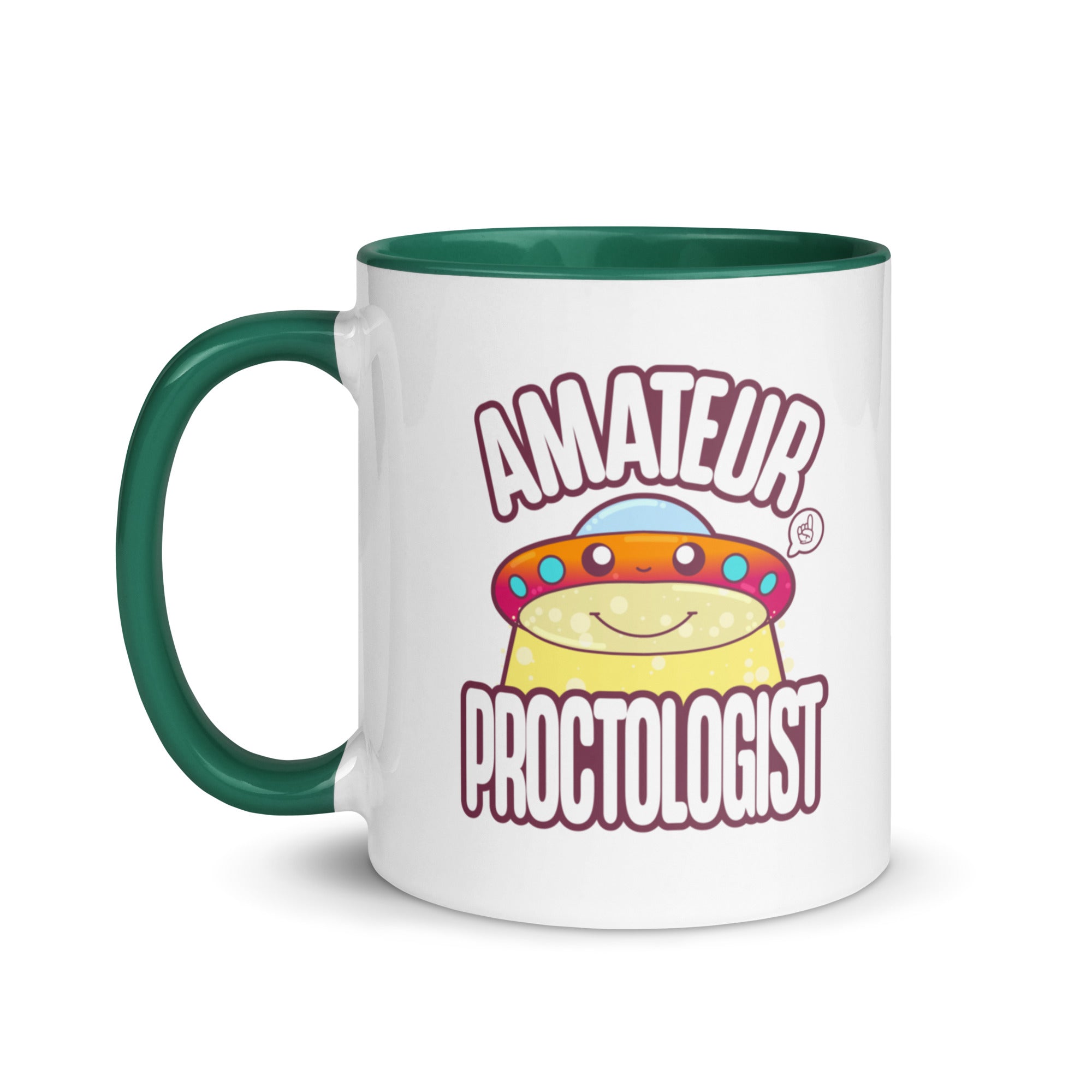 AMATEUR PROCTOLOGIST - Mug with Color Inside - ChubbleGumLLC