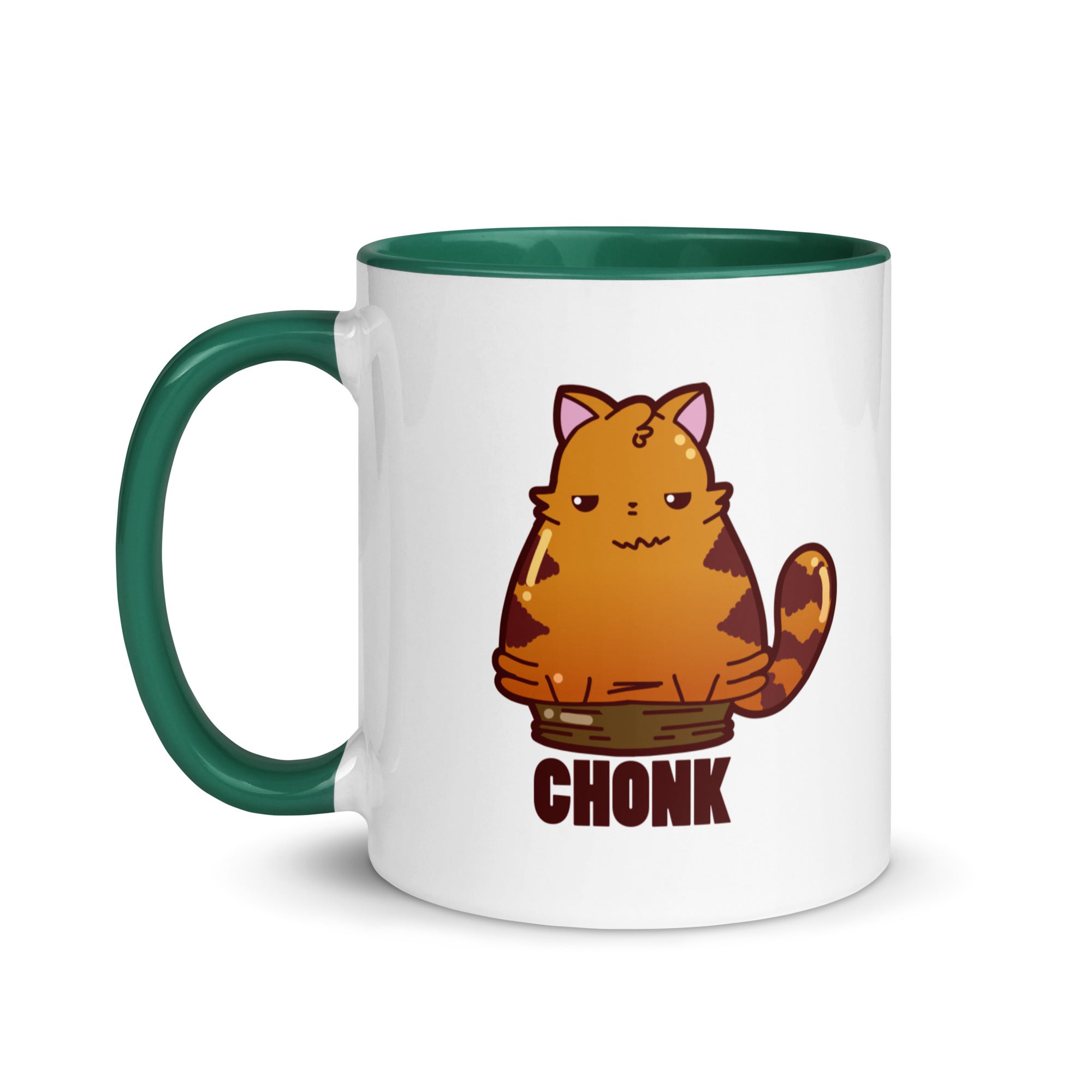 CHONK - Mug With Color Inside - ChubbleGumLLC