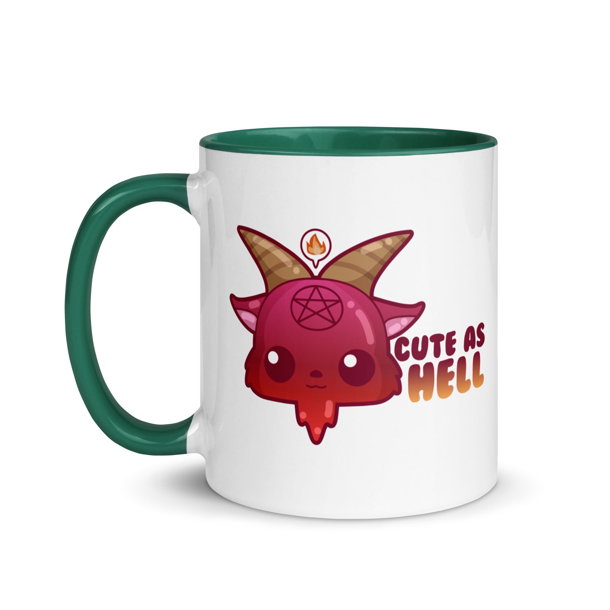 CUTE AS HELL - Mug with Color Inside