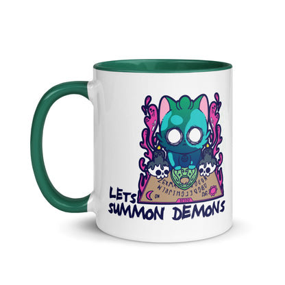 LETS SUMMON DEMONS - Mug with Color Inside