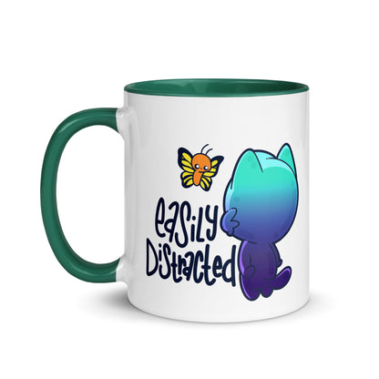 EASILY DISTRACTED - Mug with Color Inside