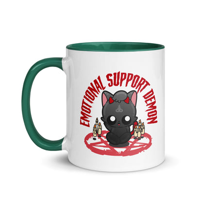 EMOTIONAL SUPPORT DEMON - Mug with Color Inside