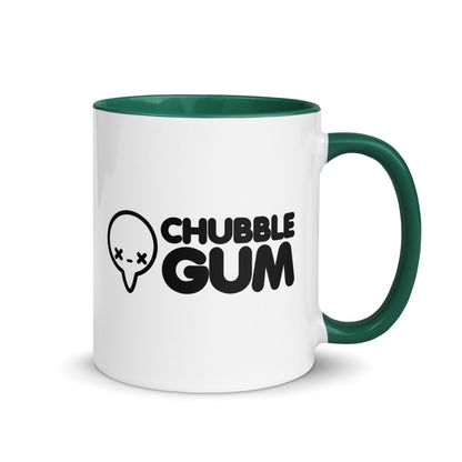 JUST GET HAPPY STUPID - Mug With Color Inside - ChubbleGumLLC