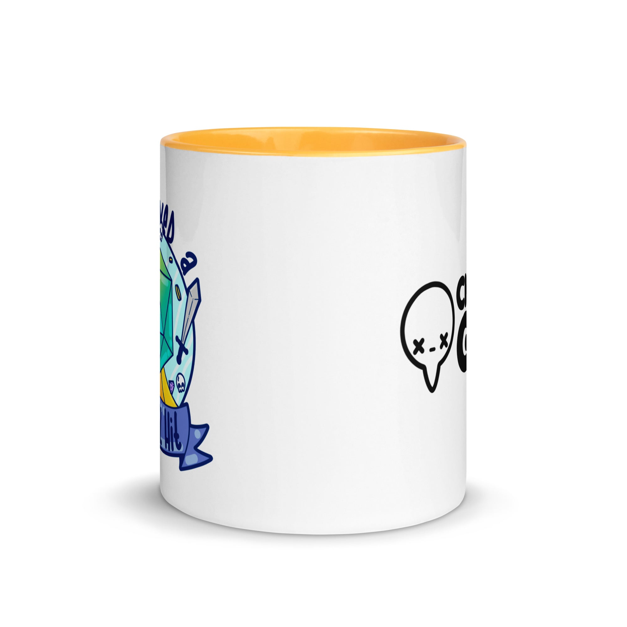 I SURVIVED A CRITICAL HIT - Mug With Color Inside - ChubbleGumLLC