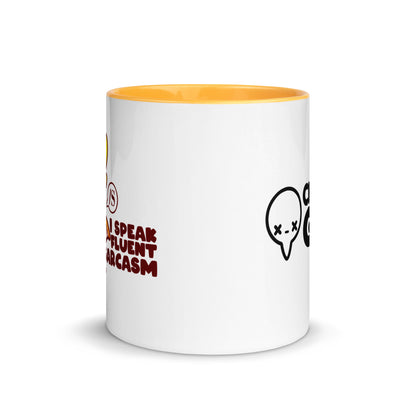 I SPEAK FLUENT SARCASM - Mug with Color Inside - ChubbleGumLLC