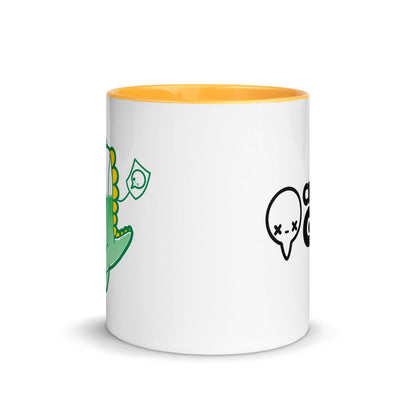 TEA REX - Mug with Color Inside - ChubbleGumLLC