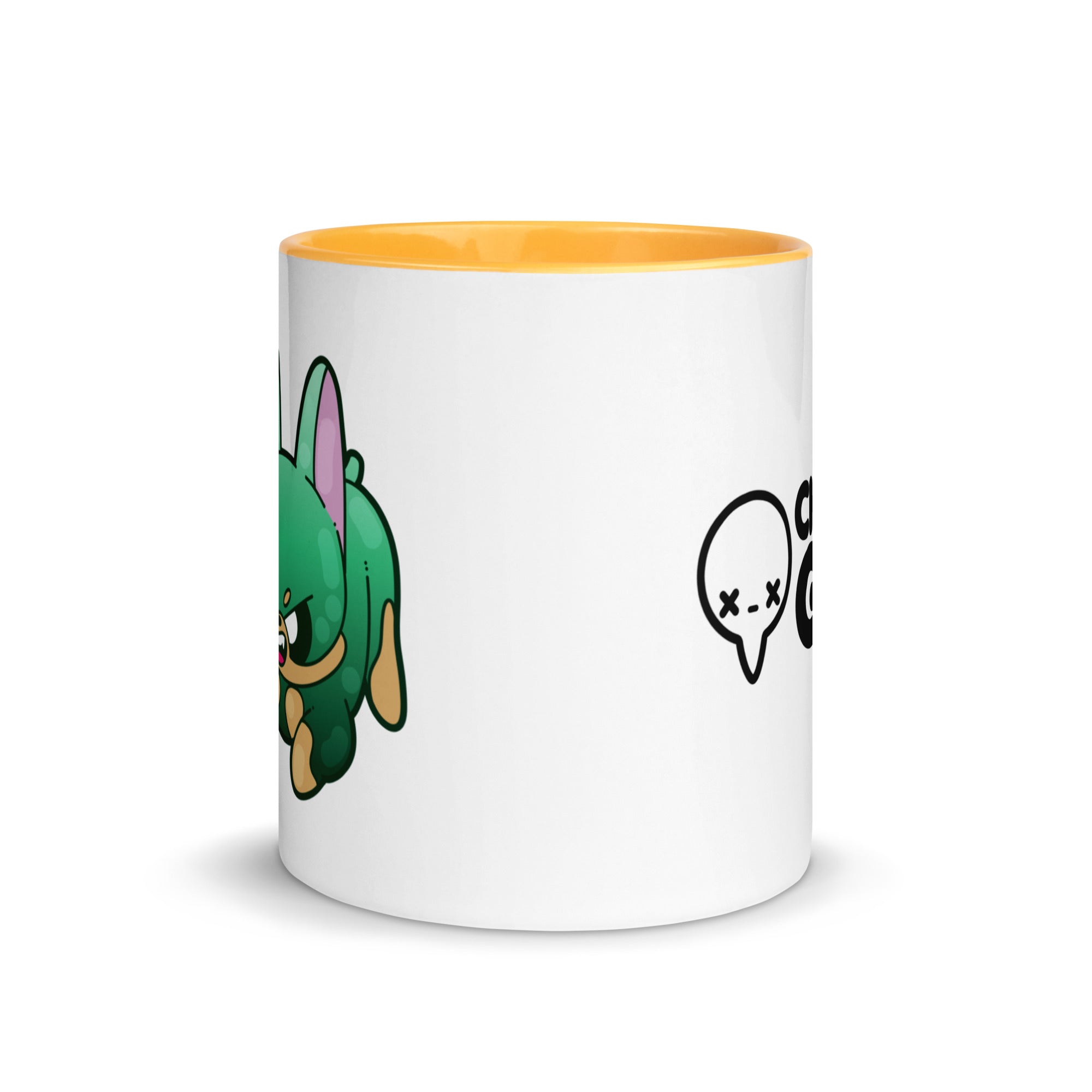 ALL BITE ZERO BARK - Mug with Color Inside - ChubbleGumLLC