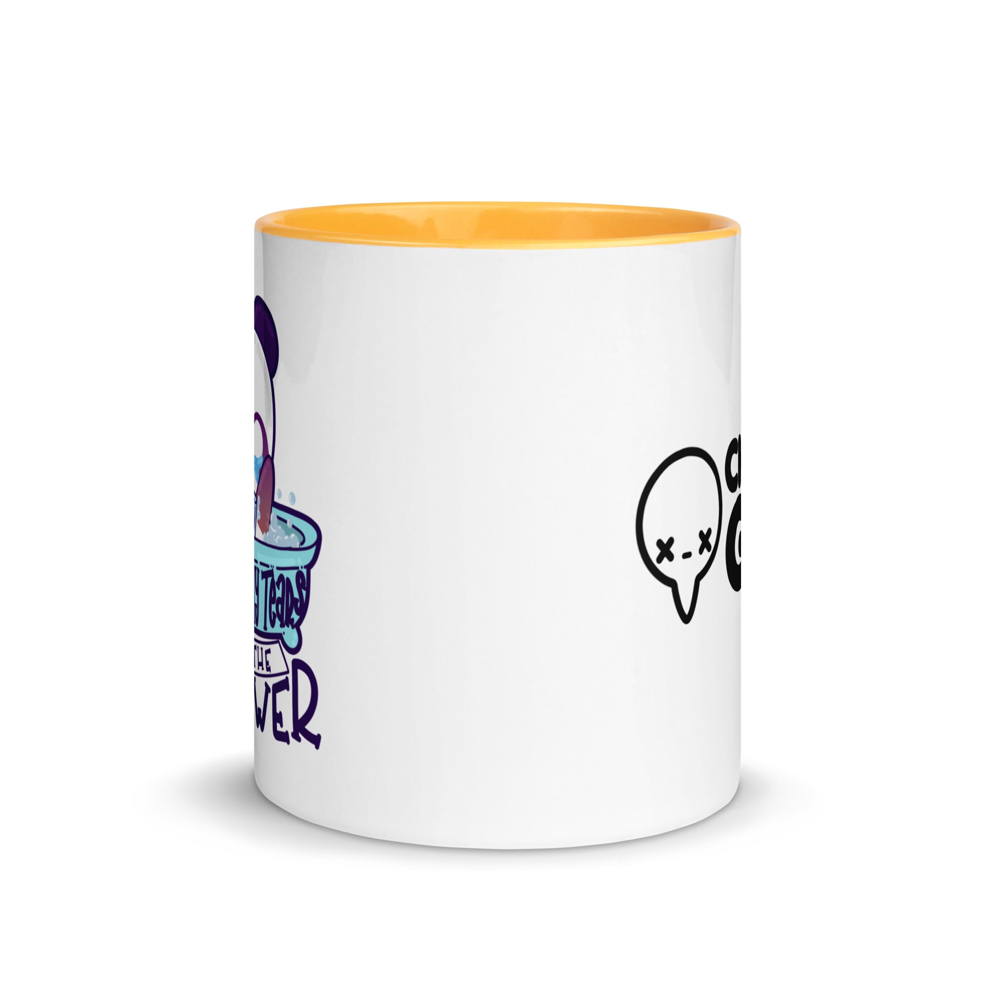 I SAVE MY TEARS FOR THE SHOWER - Mug with Color Inside - ChubbleGumLLC