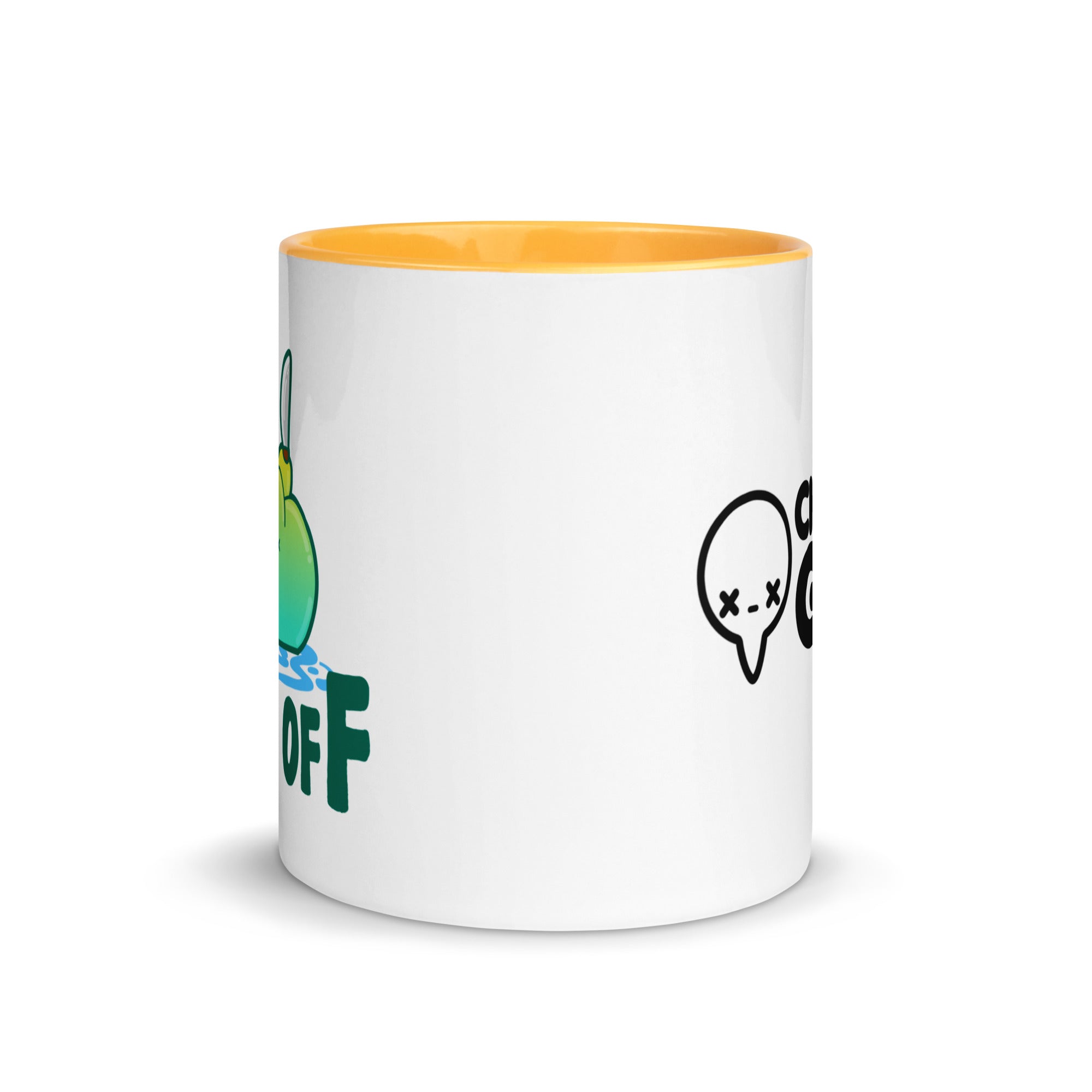 DUCK OFF - Mug with Color Inside - ChubbleGumLLC