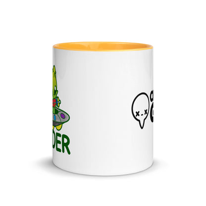 TAKE ME TO YOUR LEADER - Mug with Color Inside - ChubbleGumLLC