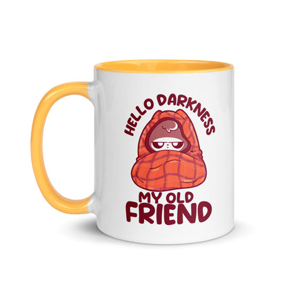 HELLO DARKNESS - Mug With Color Inside - ChubbleGumLLC