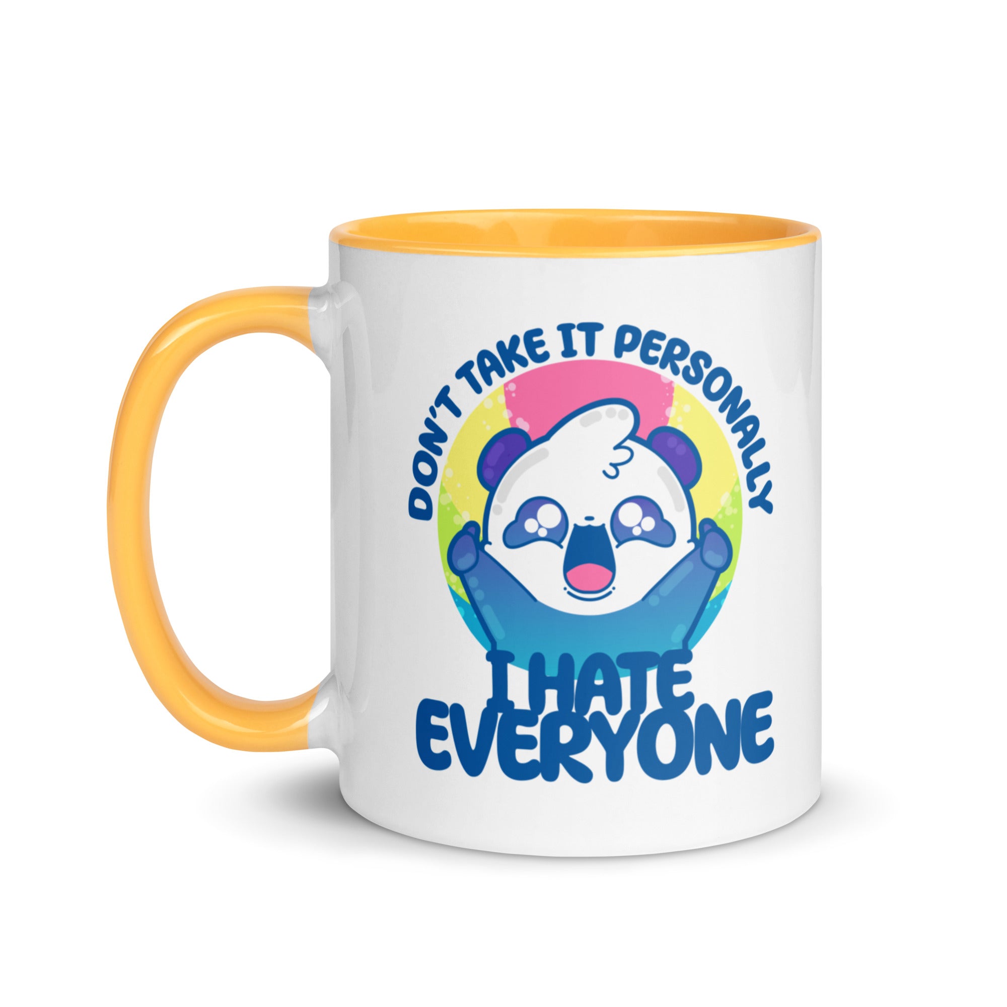 DONT TAKE IT PERSONALLY - Mug With Color Inside - ChubbleGumLLC