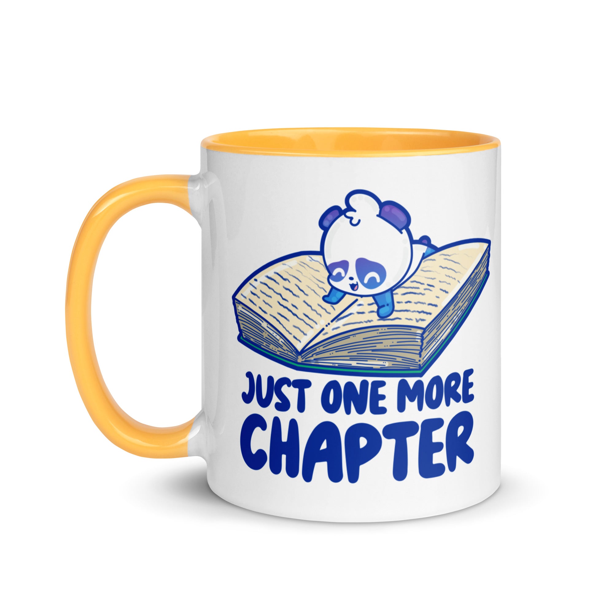 JUST ONE MORE CHAPTER - Mug with Color Inside - ChubbleGumLLC