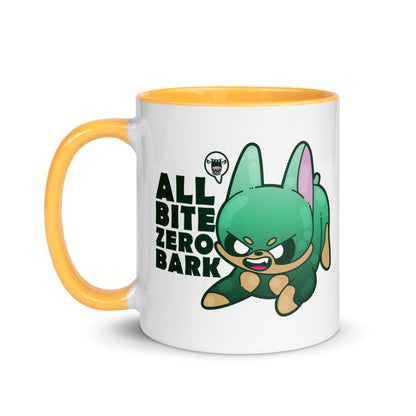 ALL BITE ZERO BARK - Mug with Color Inside - ChubbleGumLLC