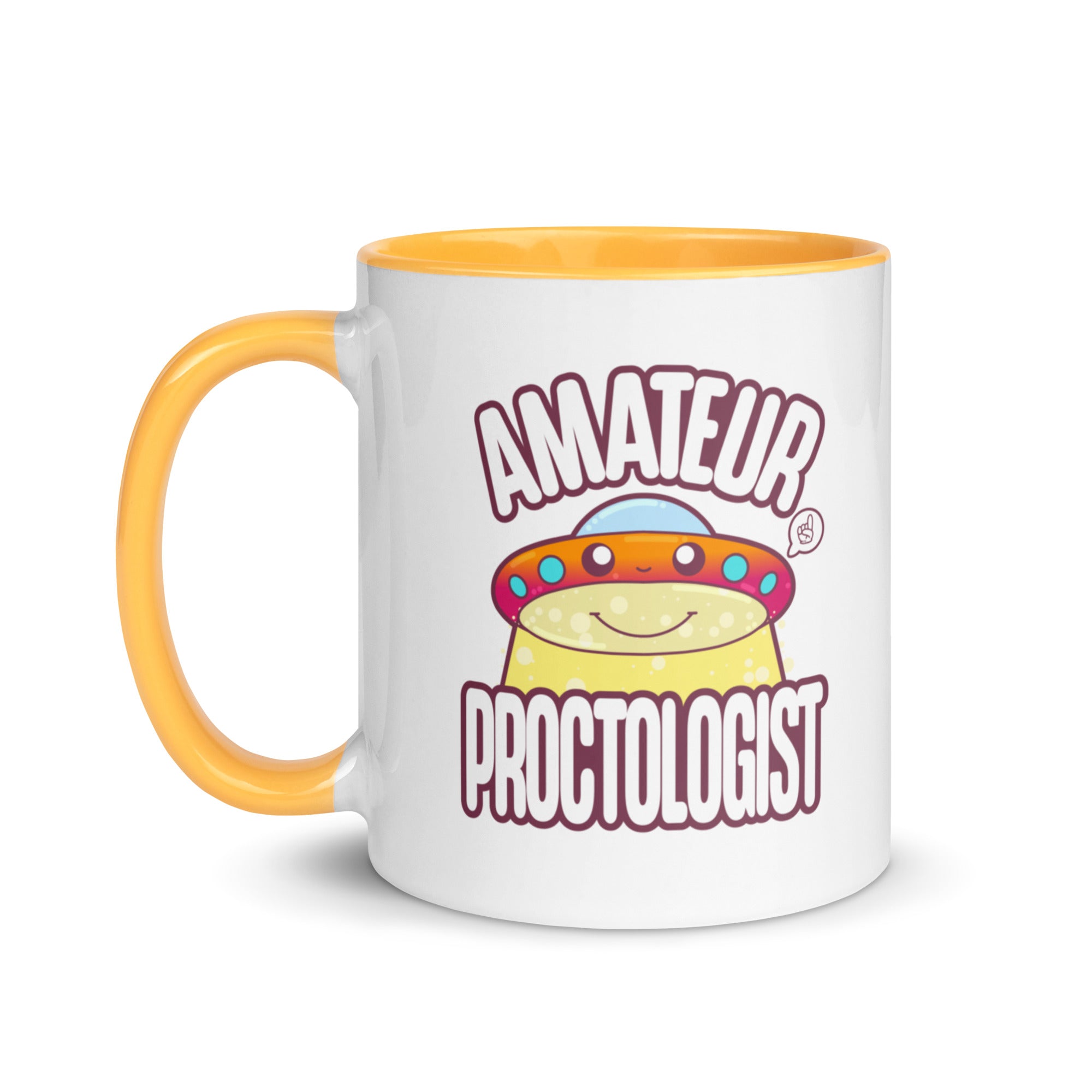 AMATEUR PROCTOLOGIST - Mug with Color Inside - ChubbleGumLLC